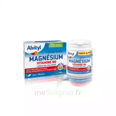 Alvityl Magnésium Vitamine B6 Libération Prolongée Comprimés Lp B/45 à AMIENS